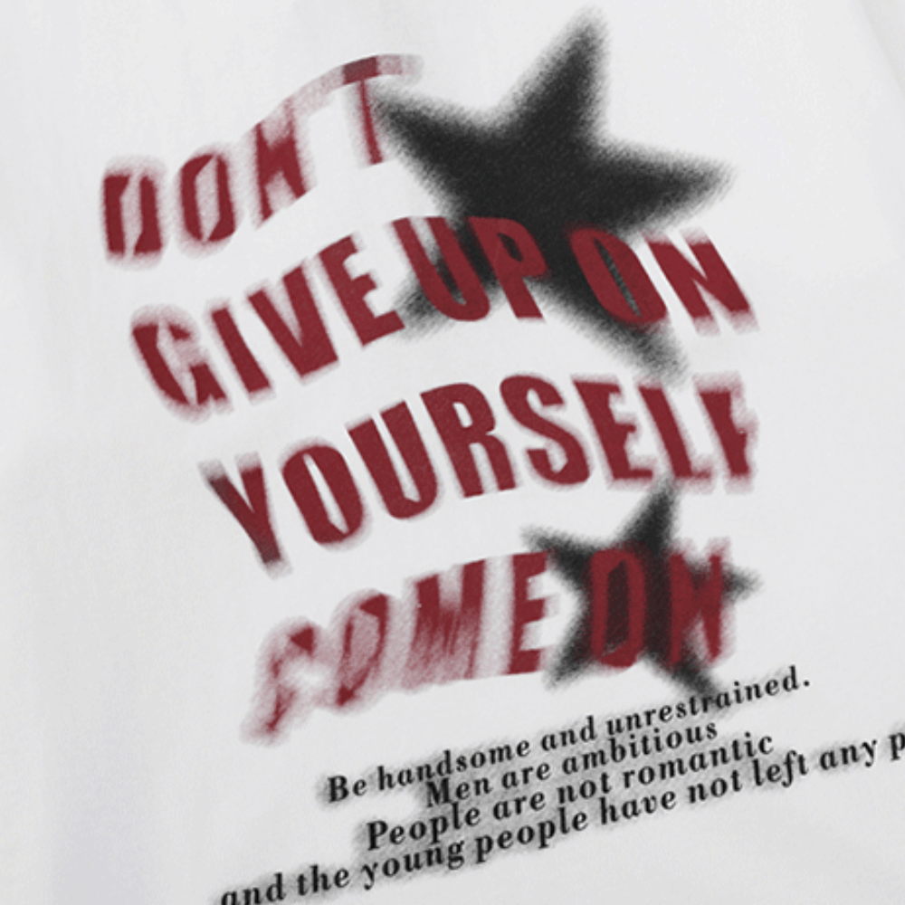 Mixed Letter T-shirt