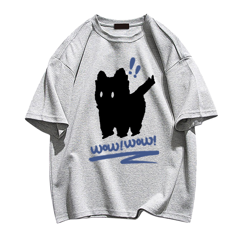 Scared Shadow Cat T-shirt