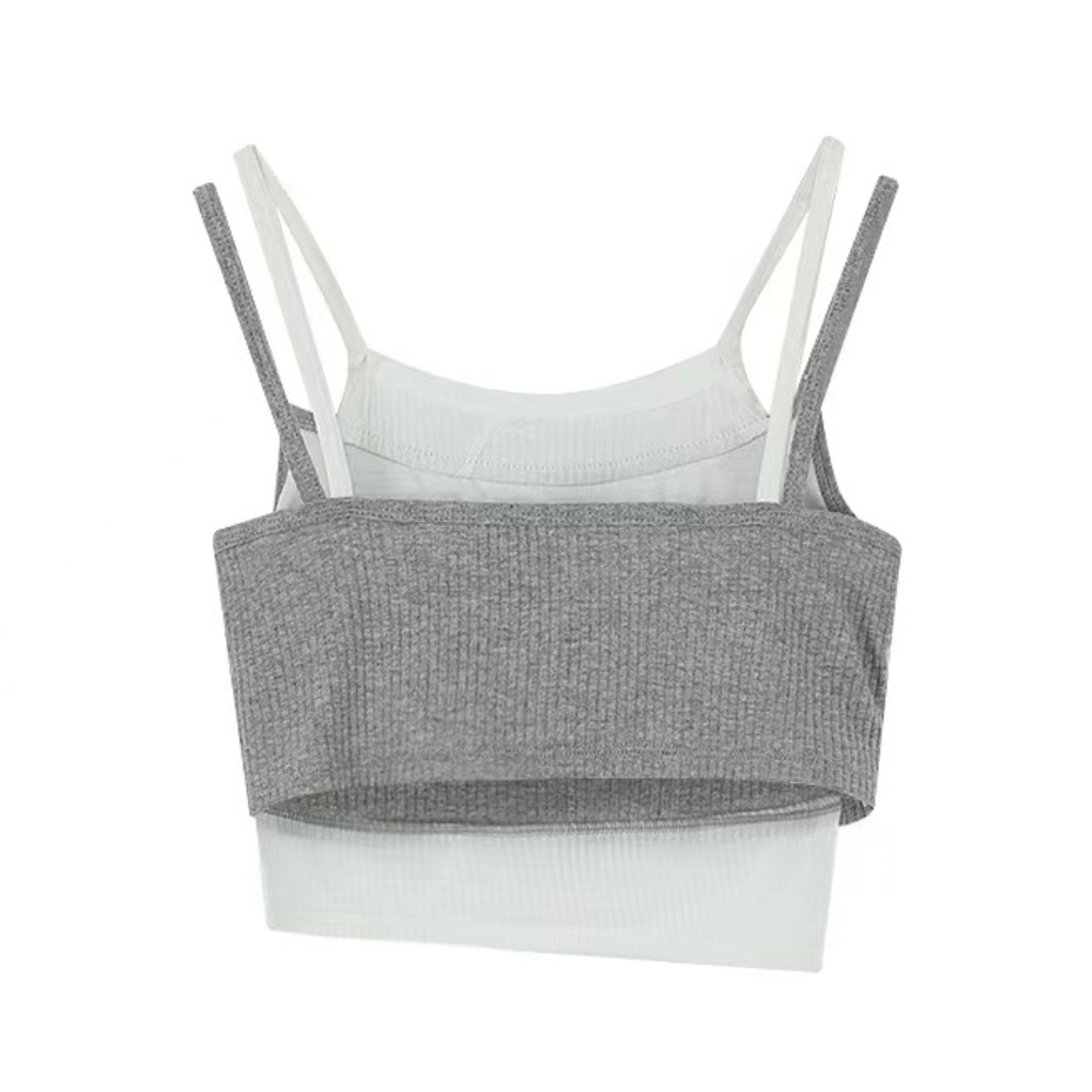 Women's Patchwork Contrasting Colors Cami Top