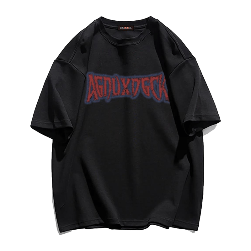 Vintage Bold Jesus Letter Graphic T-shirt