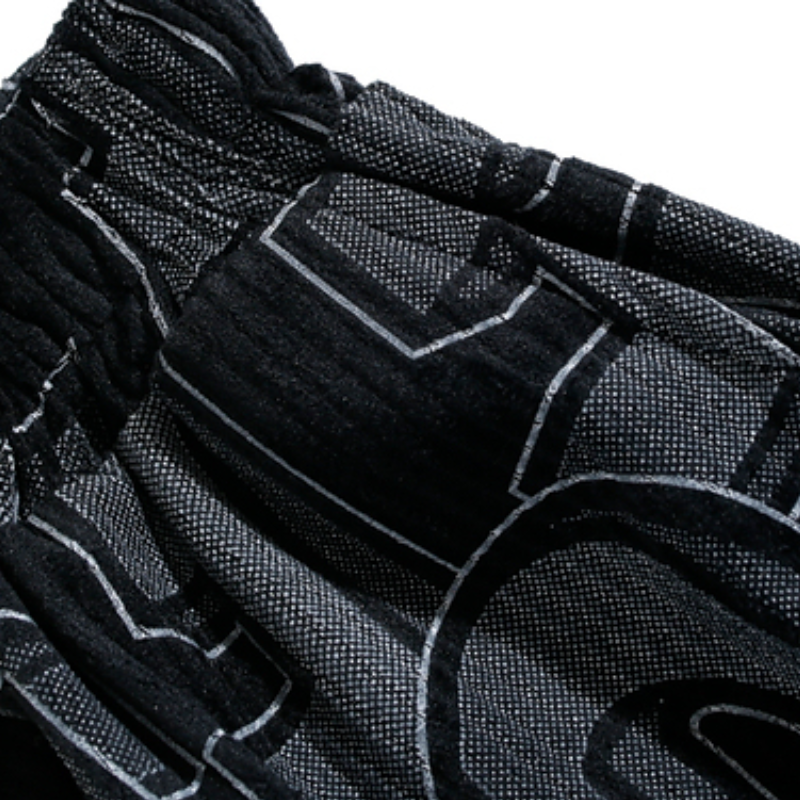 Urban Letter Embroidery Sweatpants