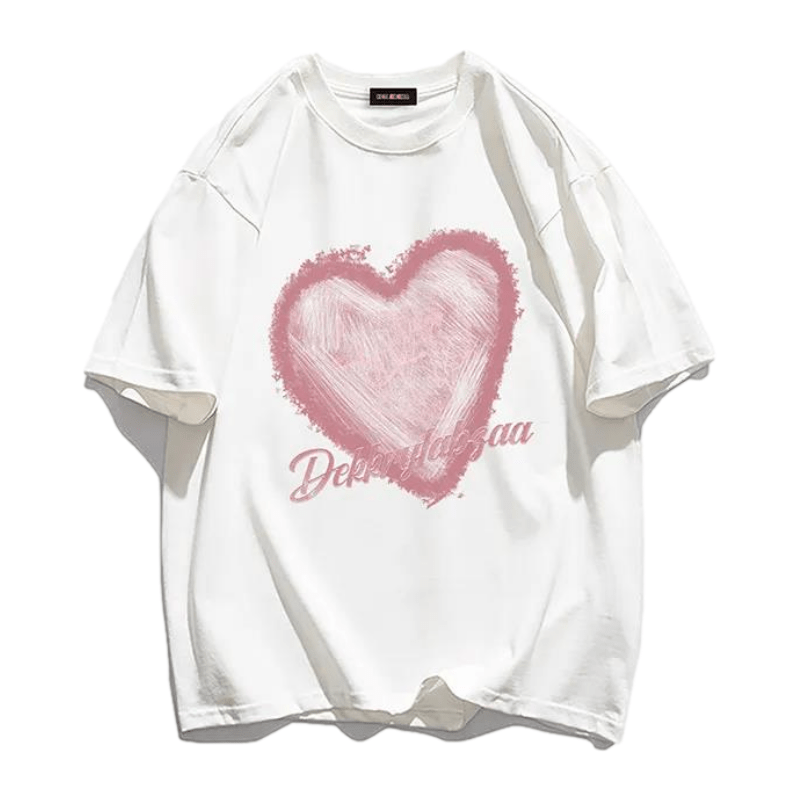 High Street Love Print T-shirt