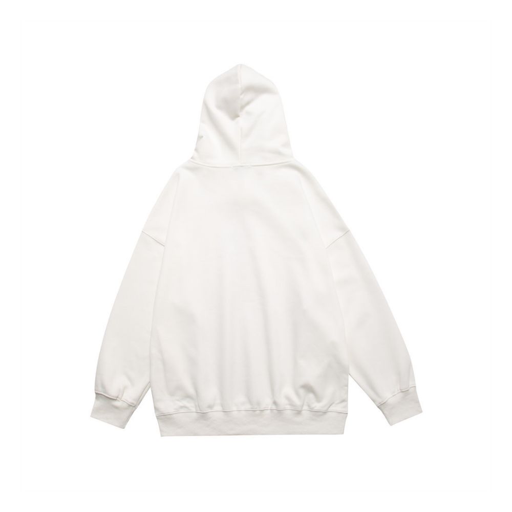 Urban Phantom Figure Graphic Hoodie