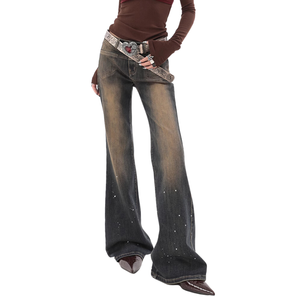 Women's Sexy Distressed Bootcut Jeans