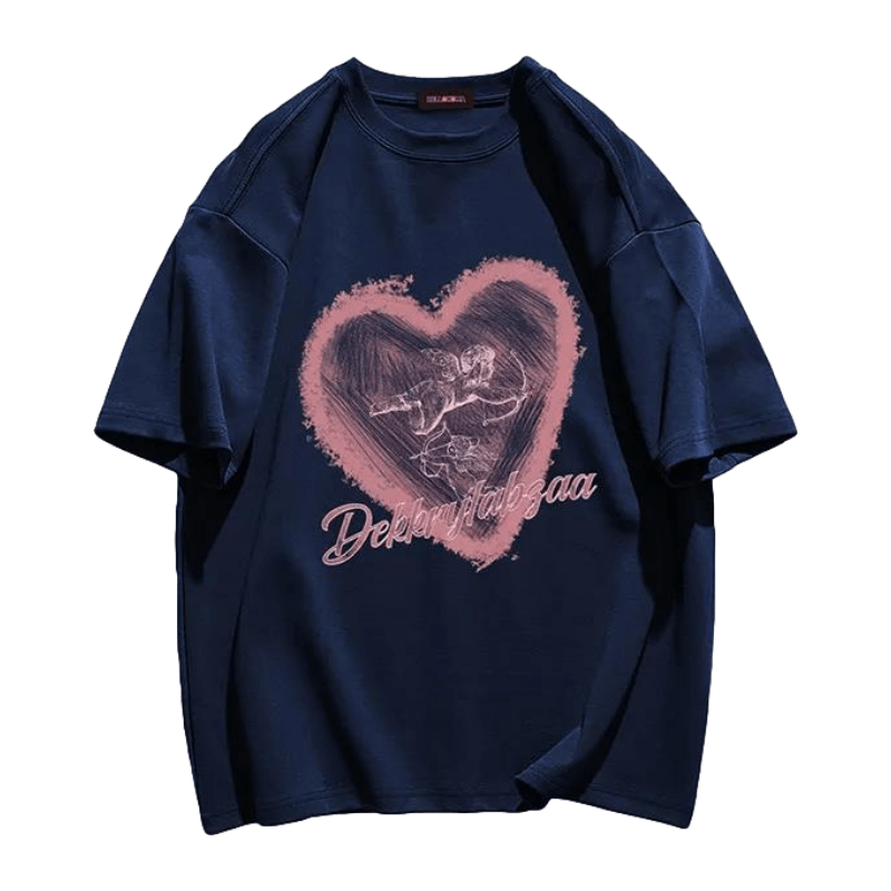 High Street Love Print T-shirt