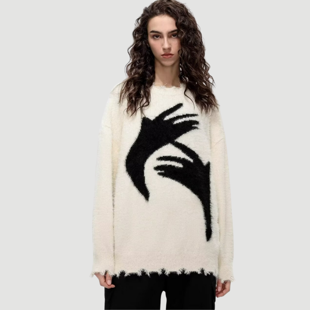 Women's American Abstract Pattern Sweater