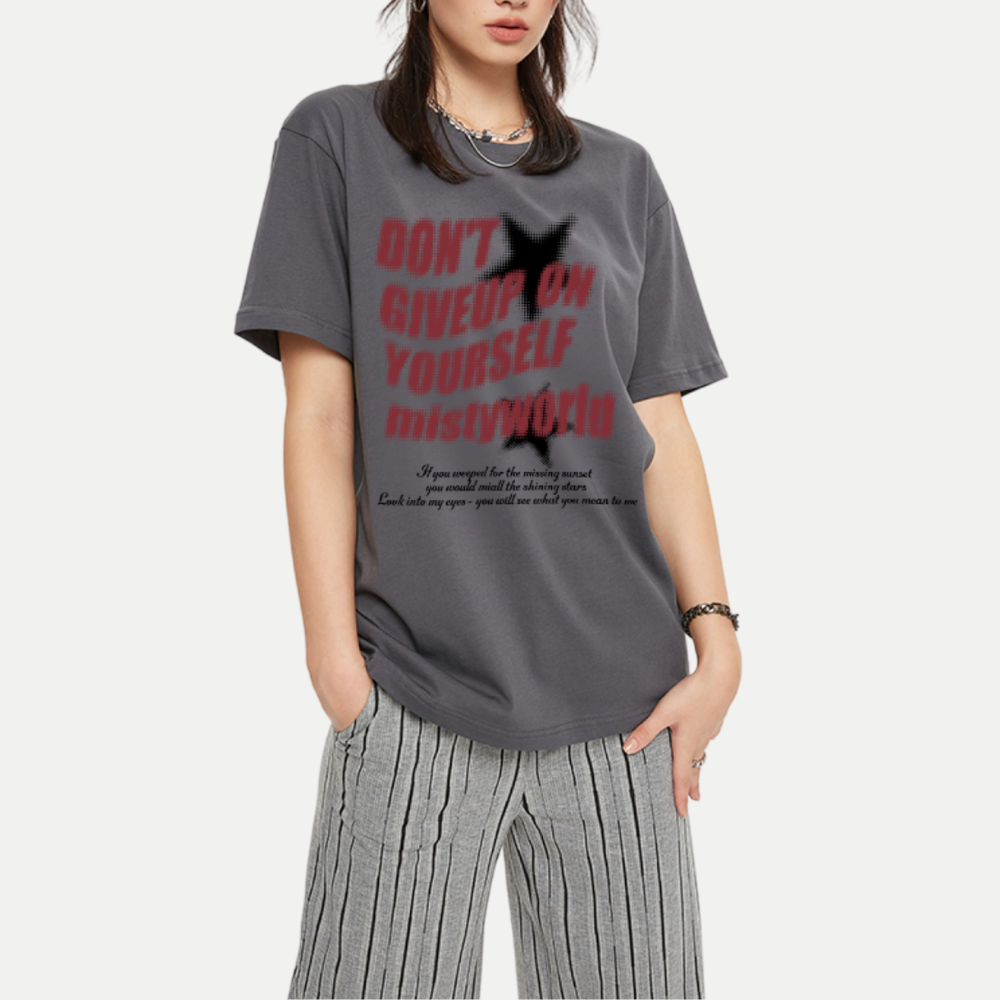 Mixed Letter T-shirt