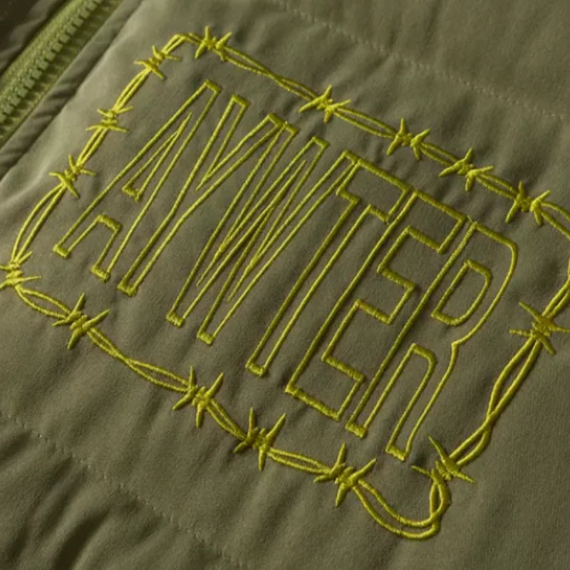 Classic Green Paneled Sherpa Coat