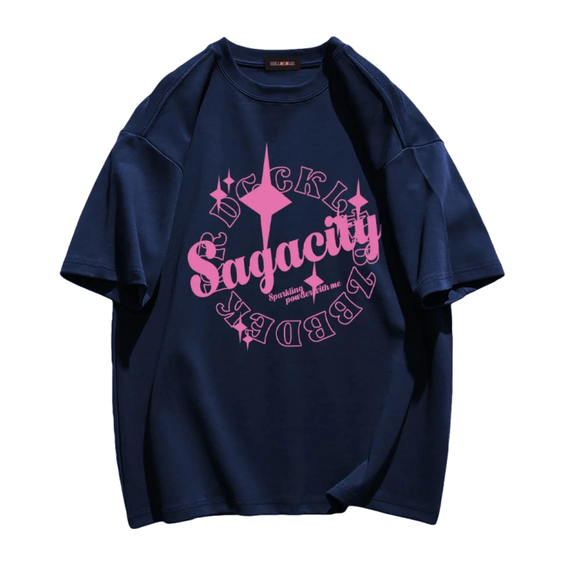 Retro "Sagacity" Graphic T-shirt
