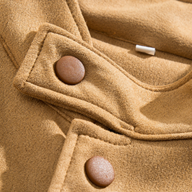 Vintage Suede Chessboard Leather Jacket