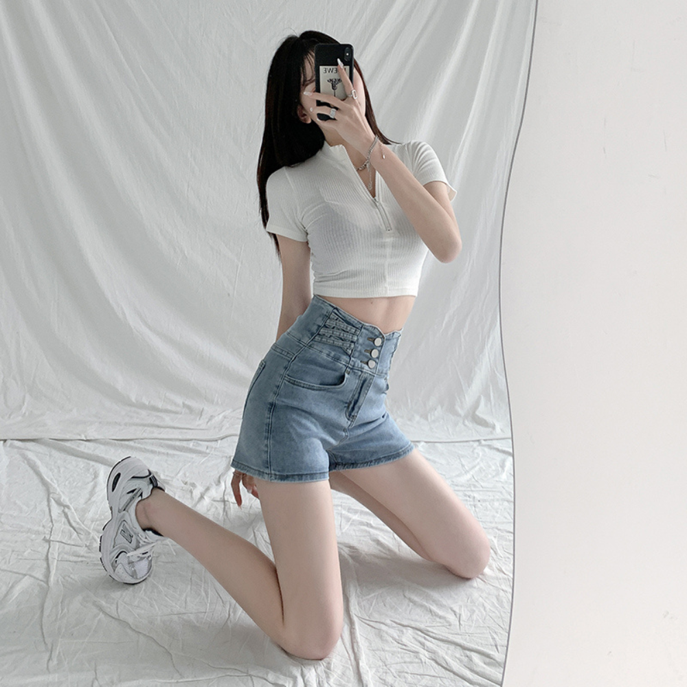 Women's "Hottie" High Waisted Shorts