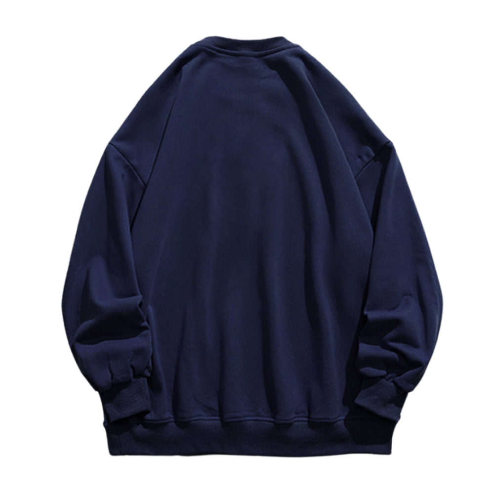 Hip Hop Loose Graphic Letter Sweatshirt