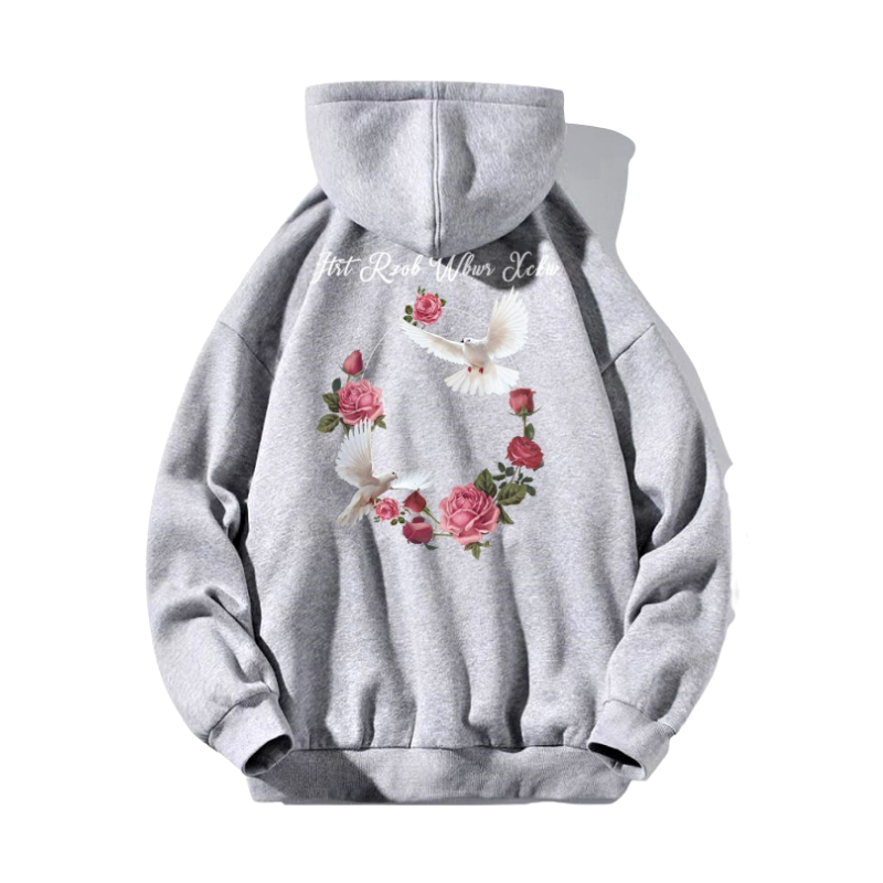 Style Garland Pattern Hoodie