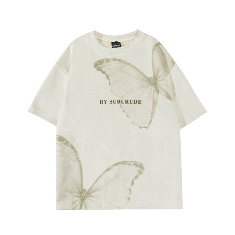 American Street Butterfly Suede T-shirt